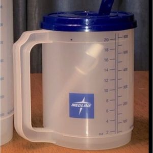 Two Meadline Travel Water Cups Bottles Mugs - 20oz & 14oz